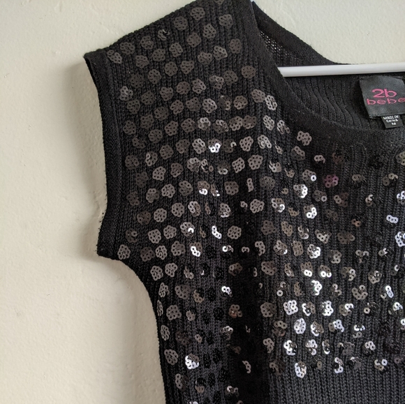 glittery black top - Picture 5 of 5